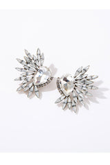 Rhinestone Wing Shape Earrings