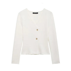 Long Sleeve Asymmetry Knitted Cardigan