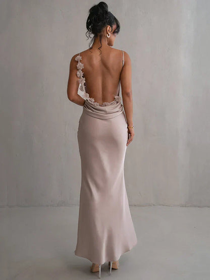 Sleeveless Backless Maxi Dress