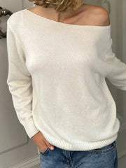 Women's Minimalist Loose Knit Pullover