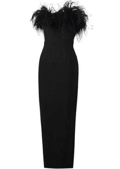 Luxurious Feather Dress