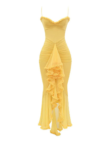 Jessica’s Radiant Ruffle Dress