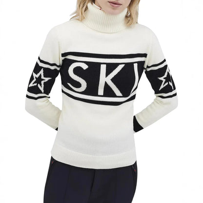 High Neck Geometric Sleeves Pullover