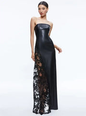 Women's  Patchwork Evening Party Dress
