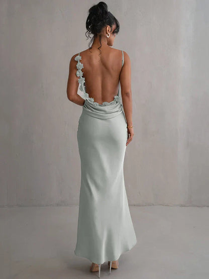 Sleeveless Backless Maxi Dress