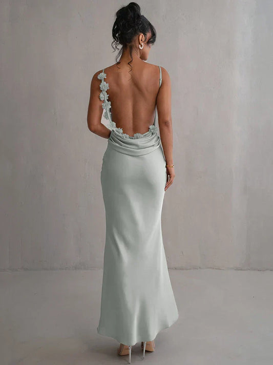 Sleeveless Backless Maxi Dress