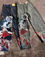 Vintage Gothic Visual Pant