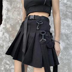 Pleated Harajuku Preppy Skirt