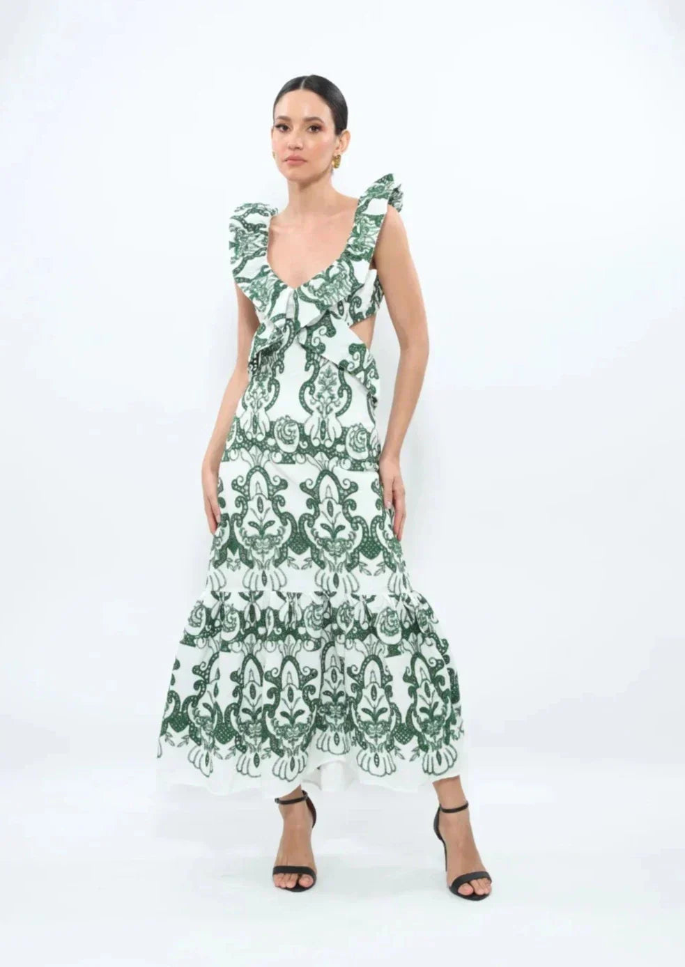 Ruffled Maxi Dress