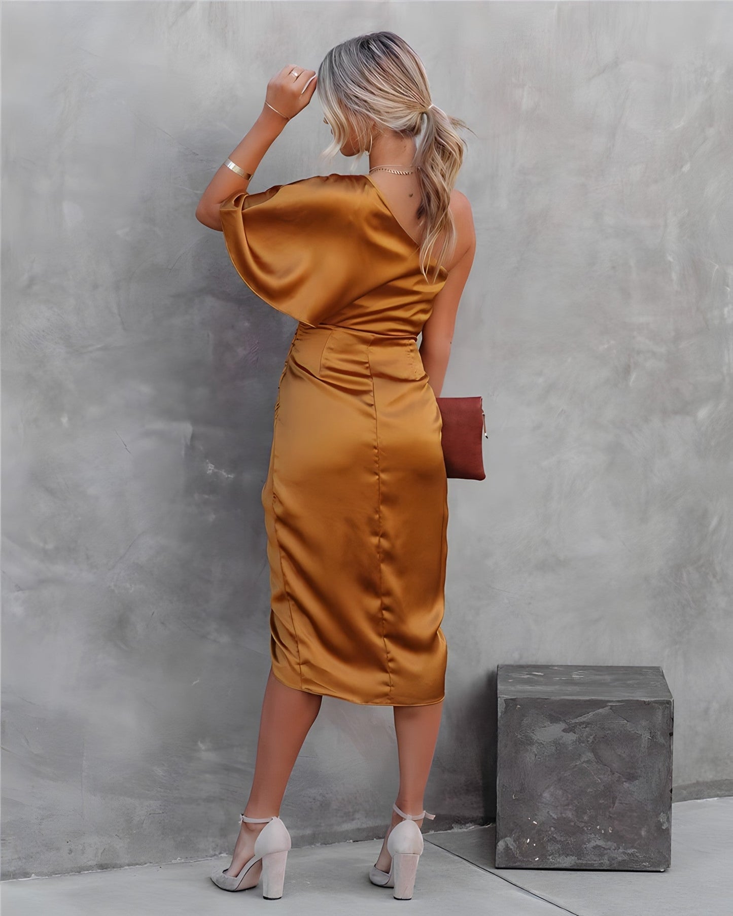 Allegra Elegant silk party dress