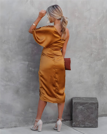 Allegra Elegant silk party dress