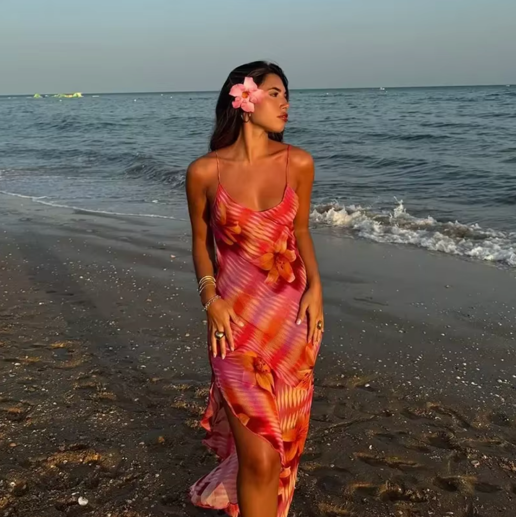 Vibrant Tropical Dress