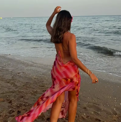 Vibrant Tropical Dress