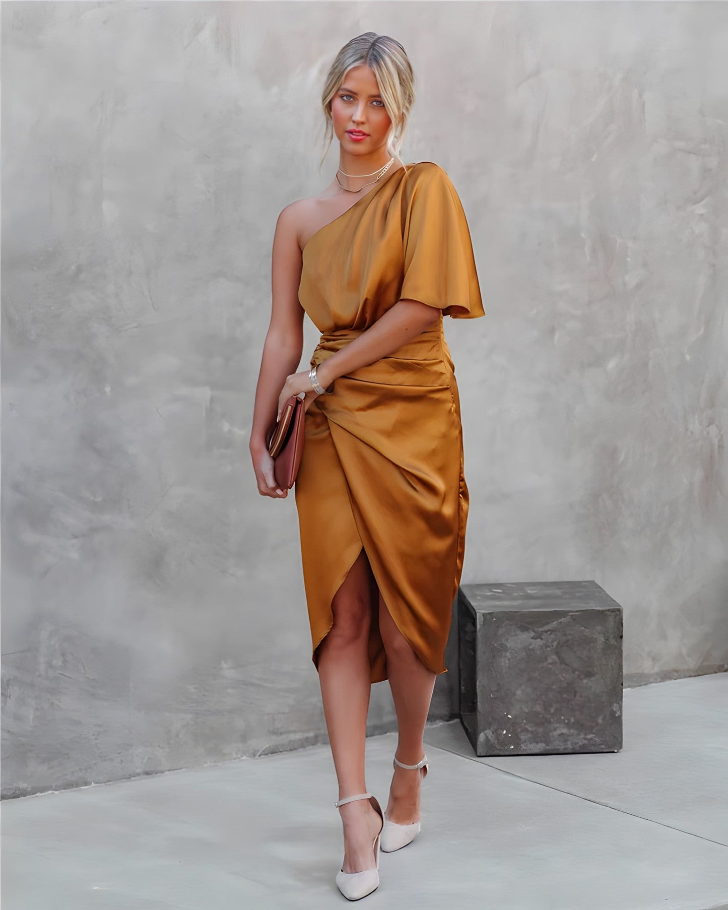Allegra Elegant silk party dress