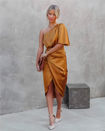 Allegra Elegant silk party dress