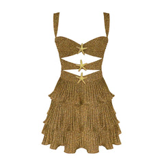 Cover Up Skirt Geometry Printed Two-Piece Beach Dress