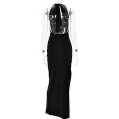 Halter Neck Maxi Dress