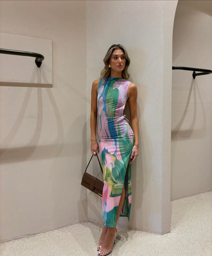 Pastel Maxi Dress