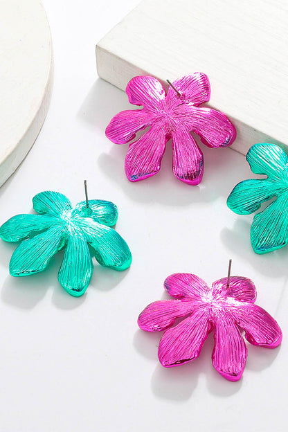 Solid Color Petal Earrings