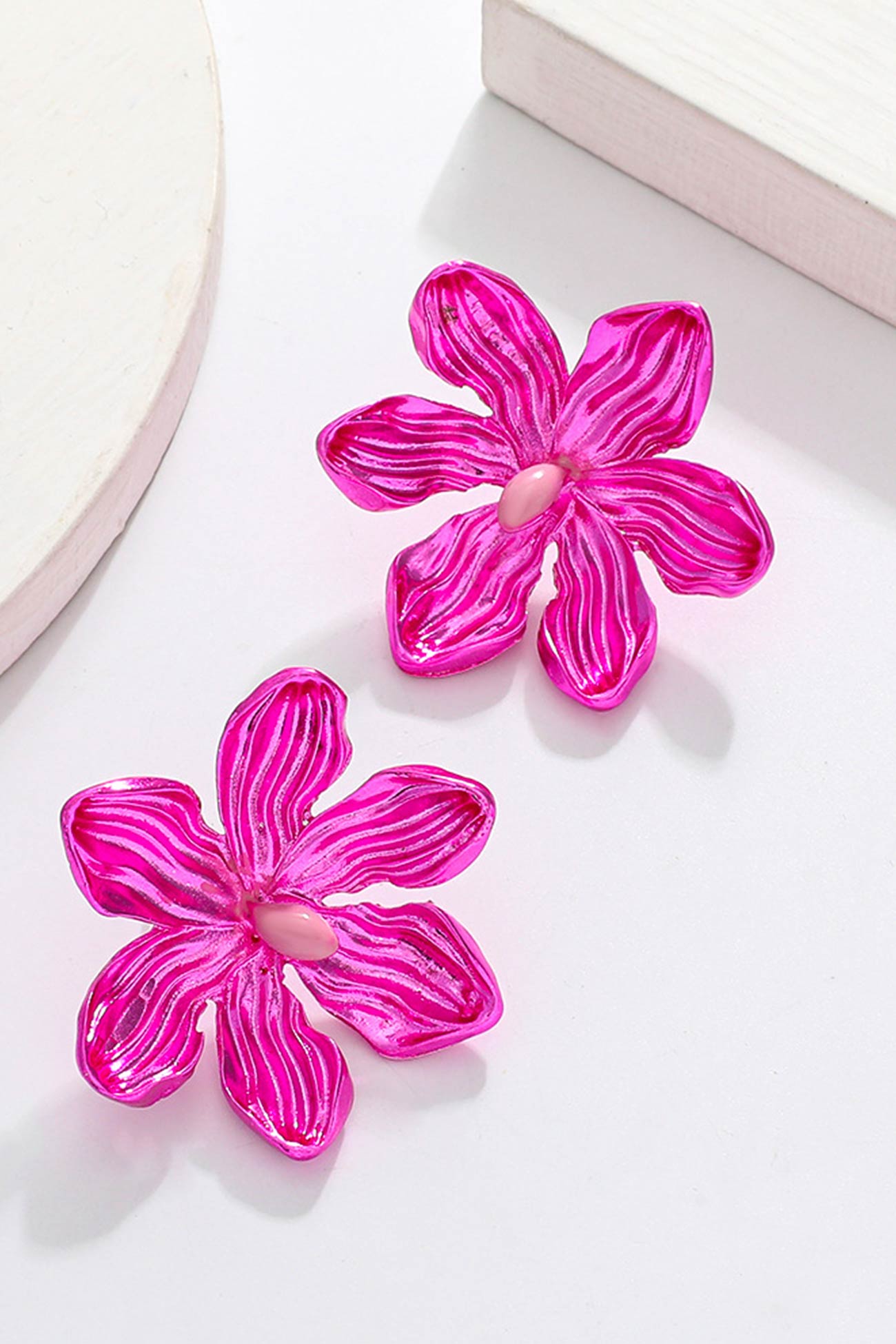 Solid Color Petal Earrings