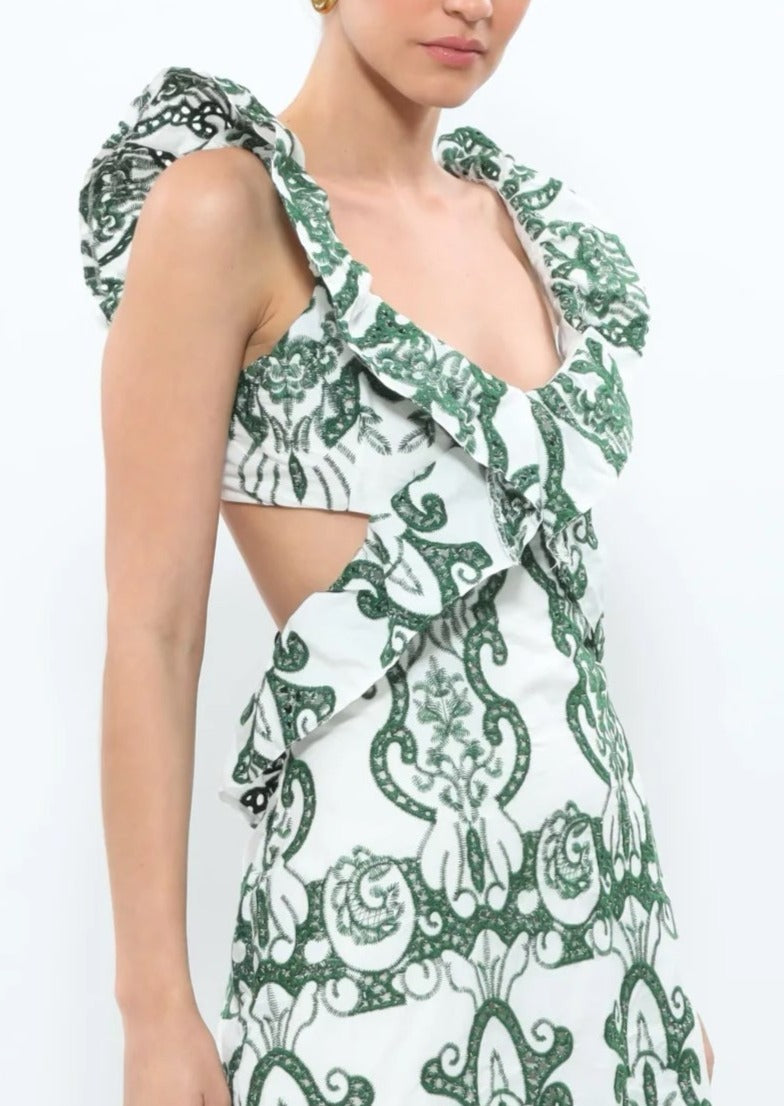 Ruffled Maxi Dress