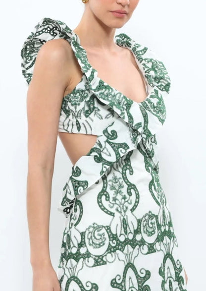 Ruffled Maxi Dress
