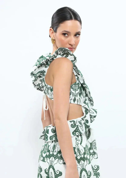 Ruffled Maxi Dress