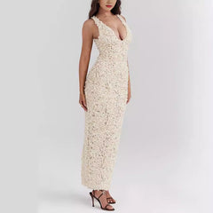 Strap Split Dress Casual Loose Vacation Dress