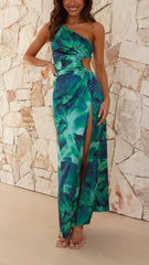 Breeze Asymmetrical Maxi Dress