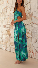 Breeze Asymmetrical Maxi Dress