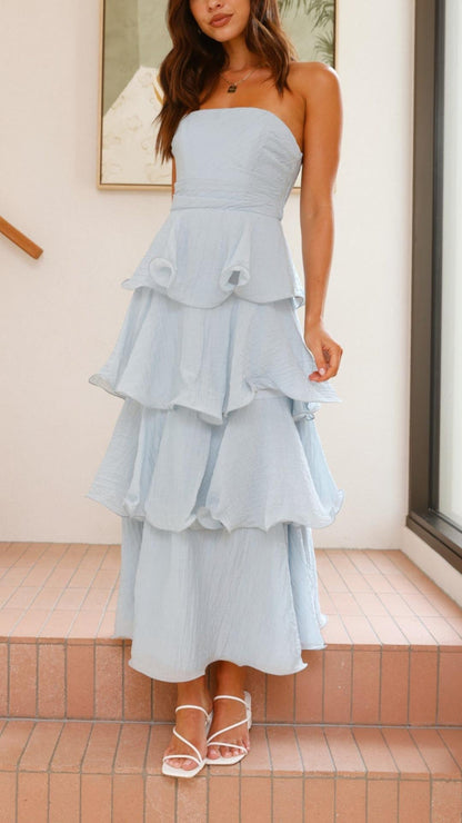 Tiered Ruffle Maxi Dress