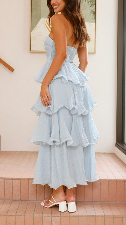 Tiered Ruffle Maxi Dress