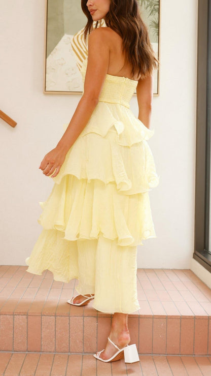 Tiered Ruffle Maxi Dress