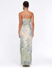 ABITAL - FLOWING SILHOUETTE MAXI DRESS