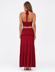 KATYA MAXI SKIRT - RED