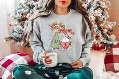 Cute Tree Cups Christmas Hoodie - Popular Gift Gray / S Hoodies-L