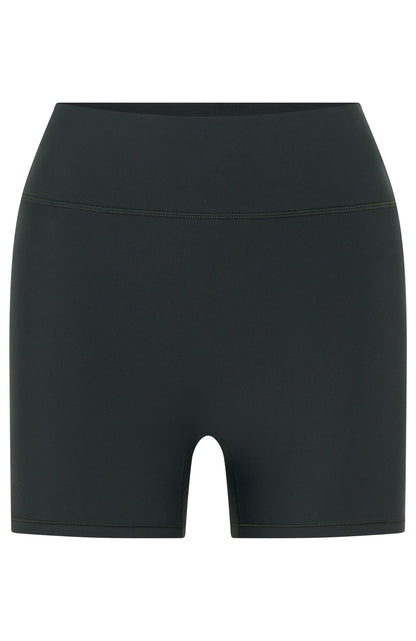 Keep Up High Waisted Shorts 4" Forest