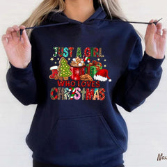 Christmas Holiday Lover Gift Hoodie Navy Blue / S Hoodies-L