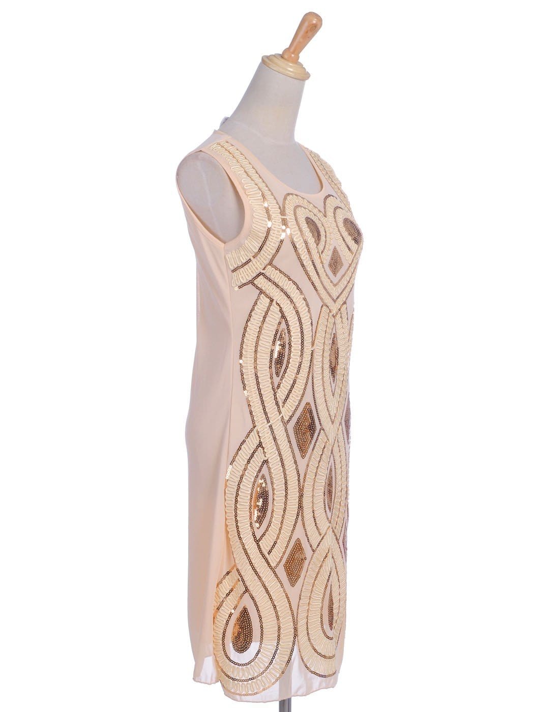 Great Gatsby Deco Sleeveless Dress