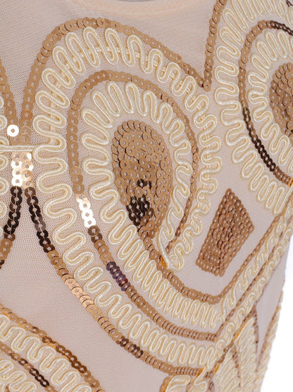 Great Gatsby Deco Sleeveless Dress