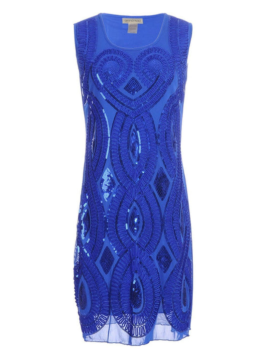 Great Gatsby Deco Sleeveless Dress