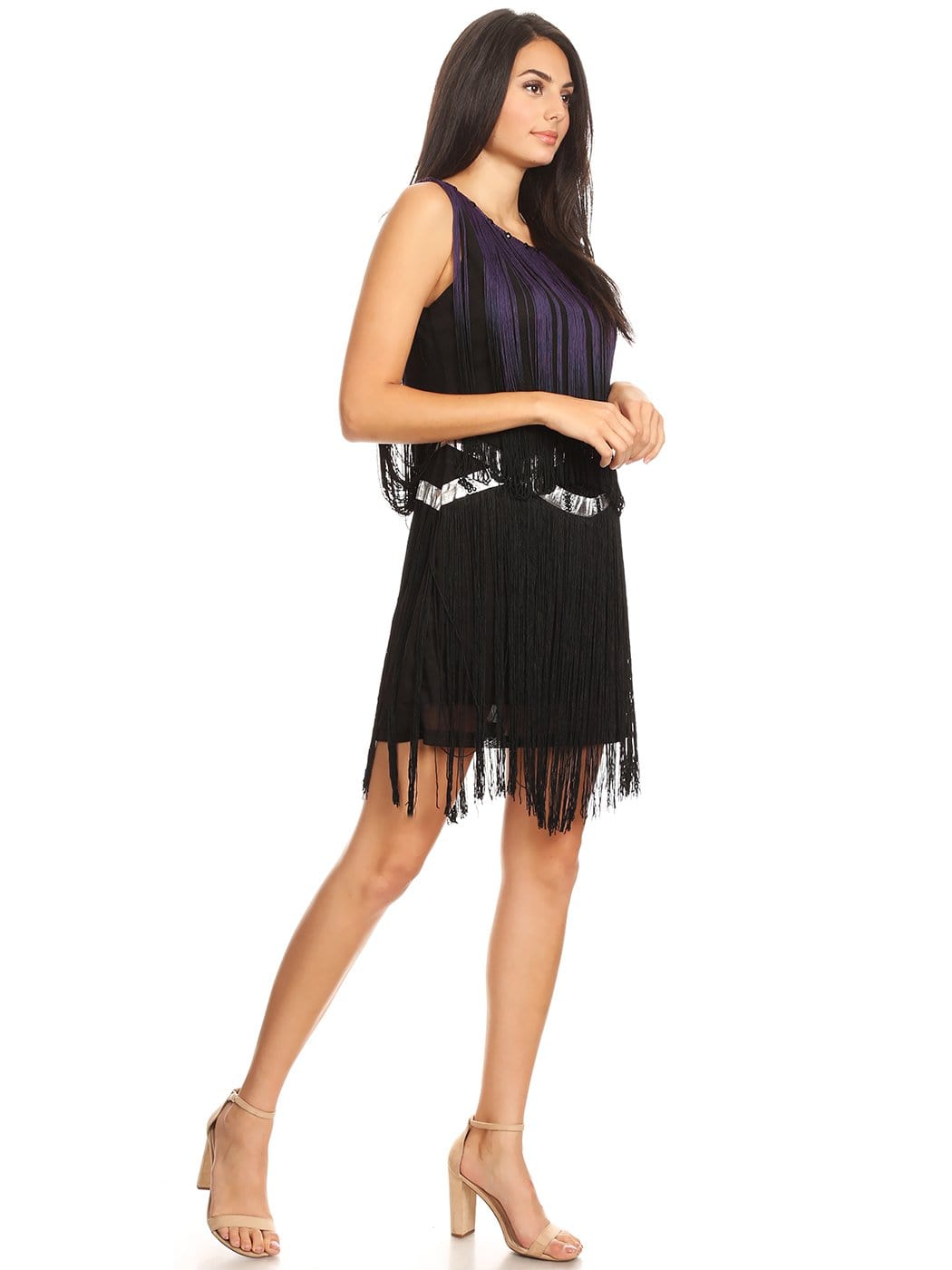 Fringe Tassel Bedazzled Dress