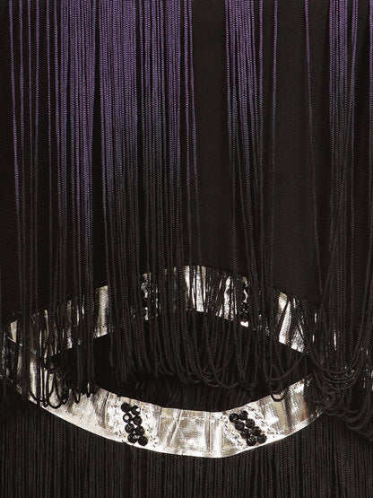 Fringe Tassel Bedazzled Dress