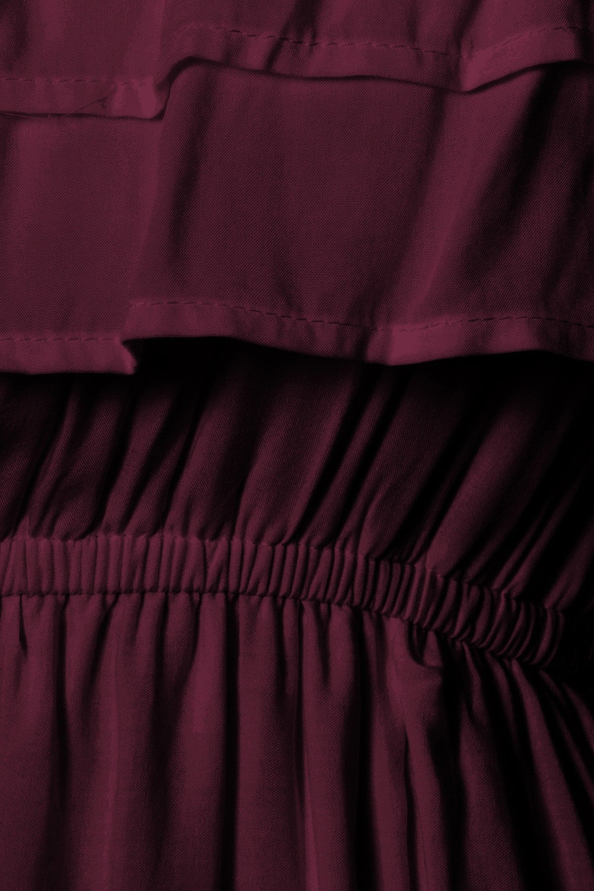 Grecian Ruffle Stretch Maxi Dress