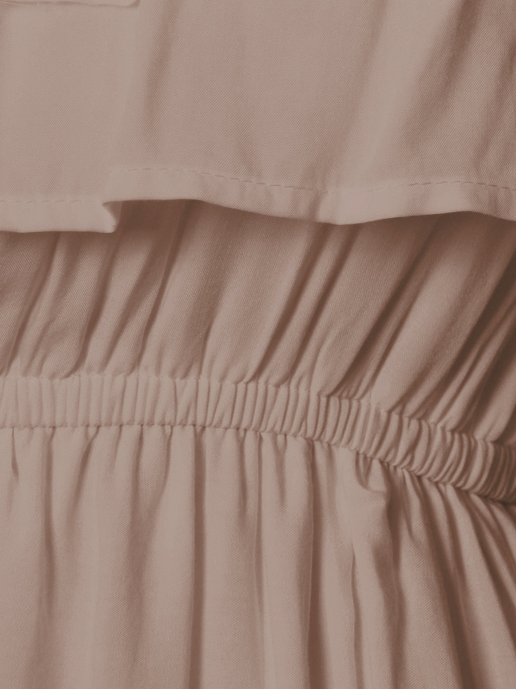 Grecian Ruffle Stretch Maxi Dress