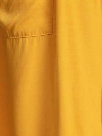 Long-Sleeve Button Down Dress