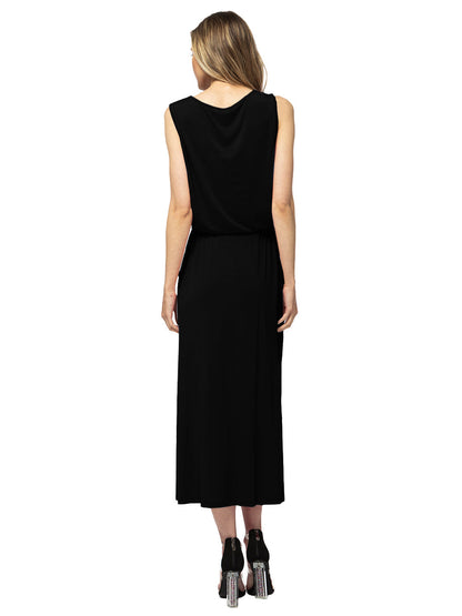 Maxi Length Drawstring Dress