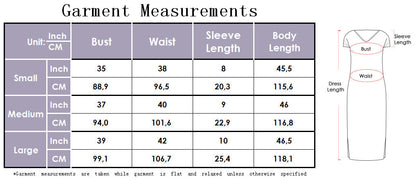 V Short Sleeve Maxi Lounge Dress