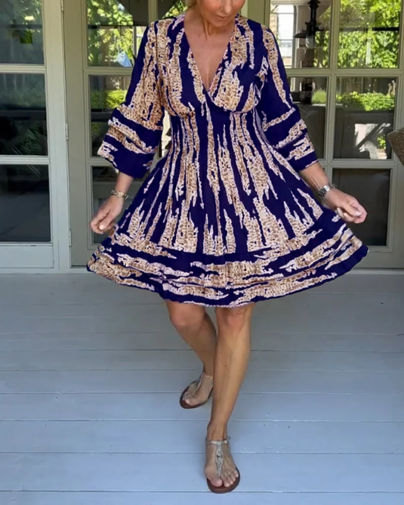 V-neck dress
