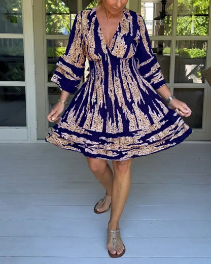 V-neck dress